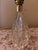 Vintage Mid-Century Modern Heavy Crystal Sculptural Table Lamp - Crystal– Abstract Triangular Design For Sale - Image 6 of 7