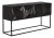 NOIR Zurich Console, Ebony Walnut with Iron For Sale