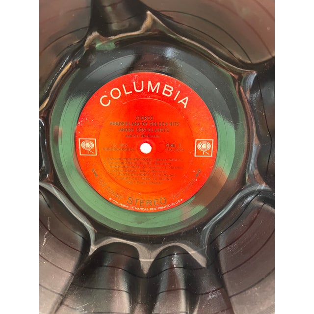 Upcycled vinyl record bowl. Great conversation starter at your next party. 8” bowl made from a Columbia Record with a...