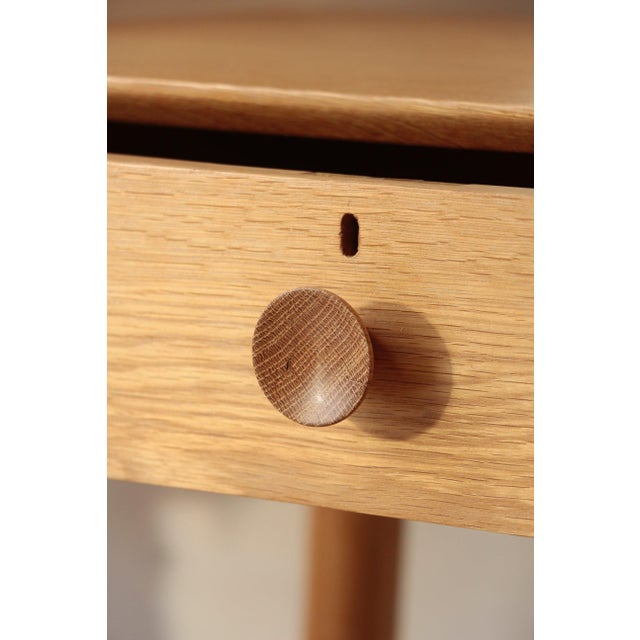 Vintage Console Table in Oak, 1960s For Sale - Image 10 of 15