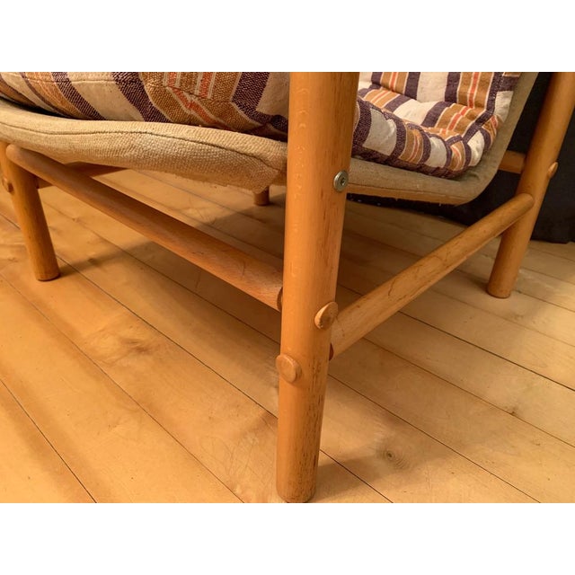 1960s Safari Armchair attributed to Bror Boije for Dux, Sweden, 1960s For Sale - Image 5 of 15