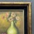 Traditional Vintage A. Hicks Signed Original Still Life Oil Painting Featuring Pear, Grapes and Flowers For Sale - Image 3 of 6