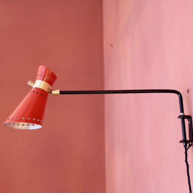 Mid-Century Diabolo Sconce, 1950s For Sale - Image 4 of 14