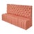 Custom Tufted Striped Banquette For Sale