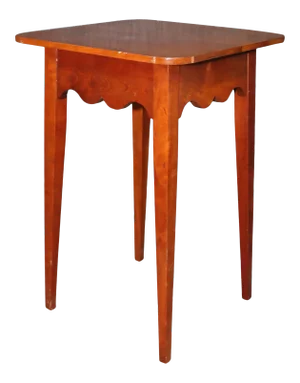 Country Hepplewhite Style Cherry Splay Leg Table