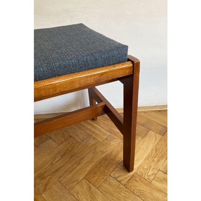 Vintage Scandinavian Style Stool from Krásná Jizba, 1970s For Sale - Image 12 of 14