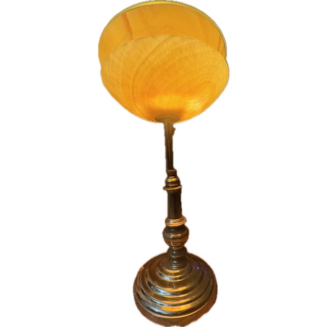 Stiffel Stiffel Mid-Century Modern Illuminated Alabaster Pedestal For Sale - Image 4 of 12