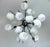 Italian 21st Century Crema Sputnik Chandelier by Fabio LTD For Sale - Image 3 of 7