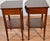 1940s Pair Biggs Virginia English Sheraton Mahogany Side Tables / End Tables For Sale - Image 13 of 18