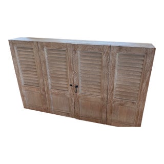 Ballard Design Shutter Tv Cabinet For Sale