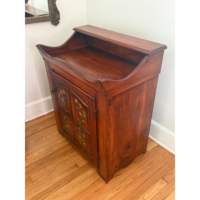 Primitive Pine Dry Sink Cabinet, Circa Mid 1900s For Sale - Image 13 of 16