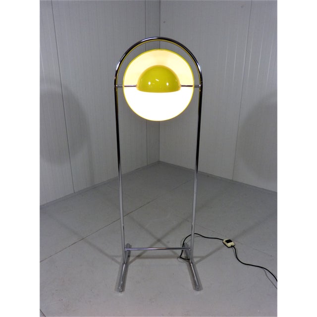 Yellow Flowerpot Floor Lamp in the style of Panton, 1960s For Sale - Image 13 of 18