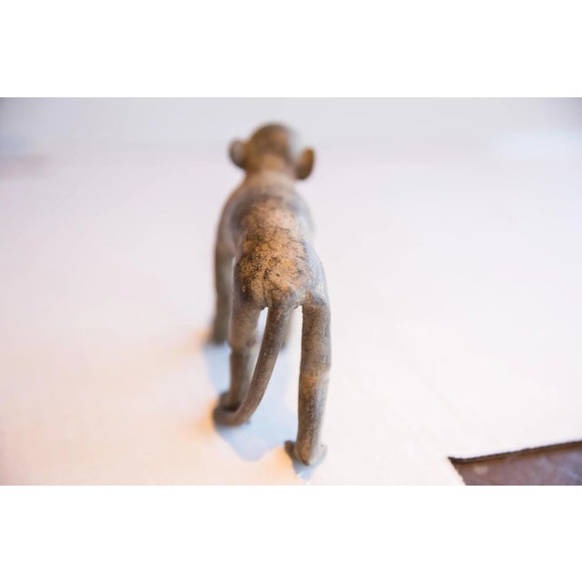 Late 20th Century Vintage African Monkey Sculpture For Sale - Image 5 of 8