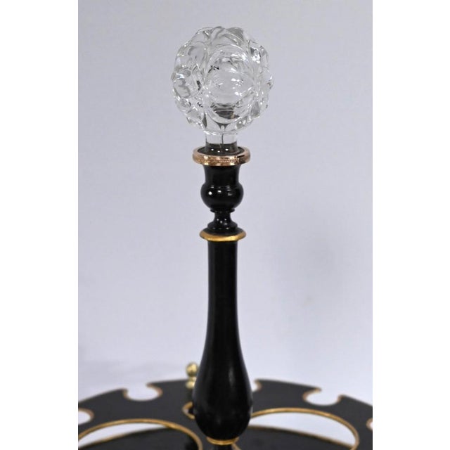 Wood 19th Century Napoleon III Bohemian Cristal Cabaret Service, Set of 13 For Sale - Image 7 of 18