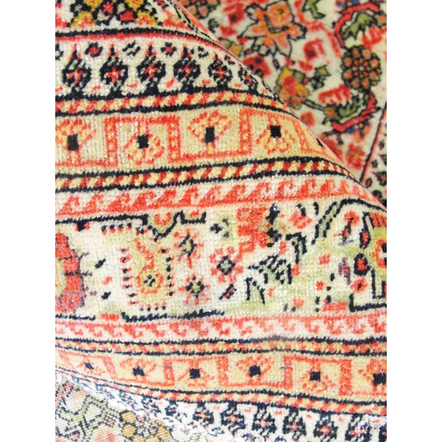 Textile Antique Persian Feraghan Rug, Fine 3'11" X 6'6" For Sale - Image 7 of 7