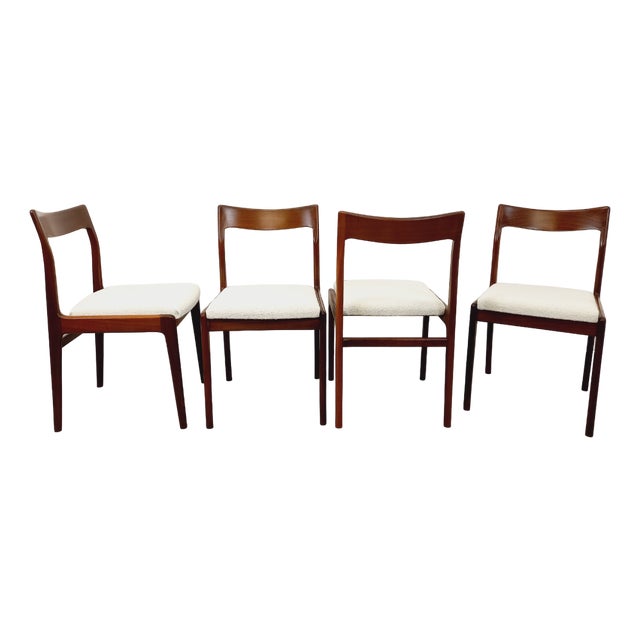 Vintage Scandinavian Teak Chairs, 1960s, Set of 6 For Sale