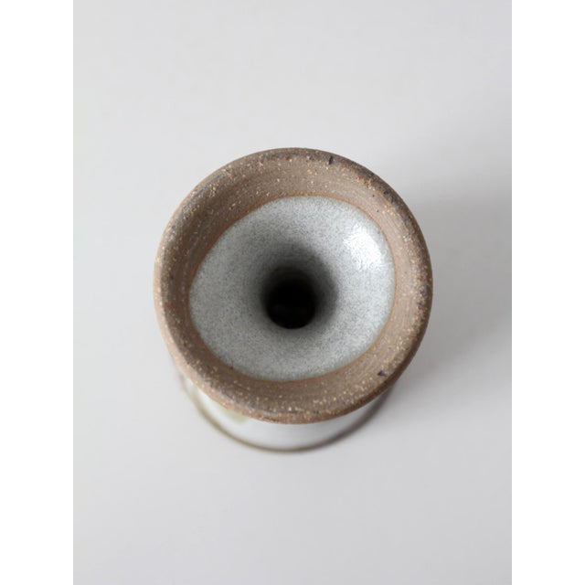 Ceramic Vintage Handmade Studio Pottery Goblet For Sale - Image 7 of 11