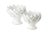 White Artichoke Footed Centerpiece, Large For Sale - Image 4 of 5