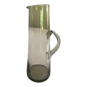 Vintage Smoked Glass Holmegaard Danish Decanter Carafe Cocktail Pitcher