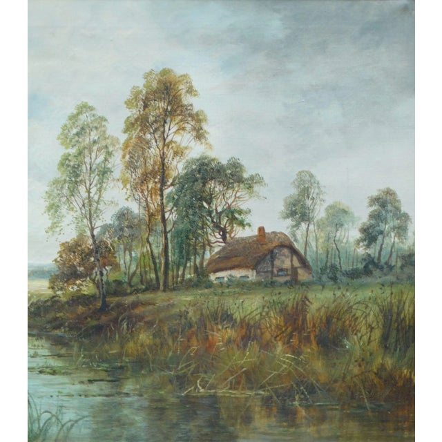 Wood Stream in a Landscape Oil Daniel Sherrin 1868-1940 Listed Hammer Prices For Sale - Image 7 of 11