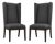 Vintage High Back Chairs in Elitis Flanelle Upholstery, Pair Of For Sale