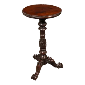 1835's Antique Campaign Torchere