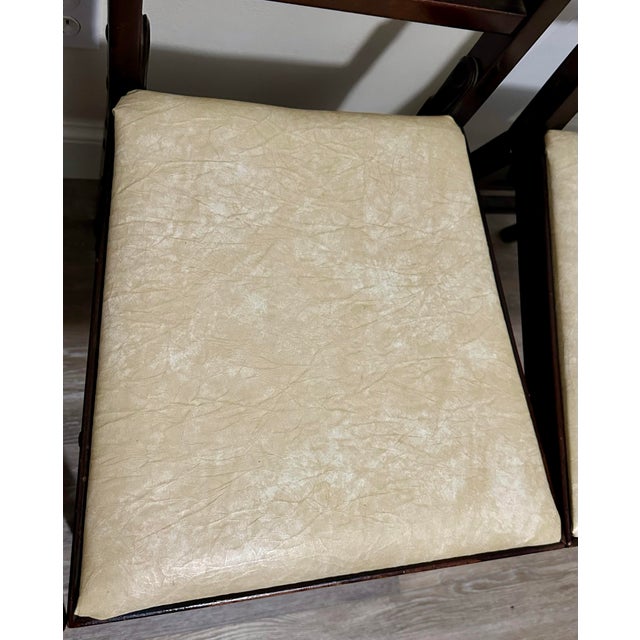 Vintage Mid 20th Century Leg-O-Matic Folding Chairs- Set of 4 For Sale - Image 10 of 12