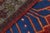 Textile 1950s Mid-Century Runner Geometric Vintage Red Rug For Sale - Image 7 of 7