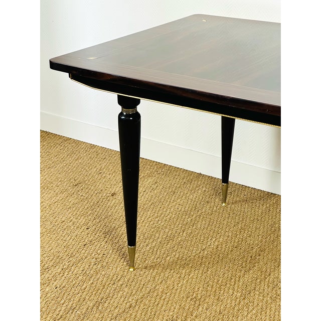 Art Deco Table in Macassar Ebony, 1940s For Sale - Image 17 of 18