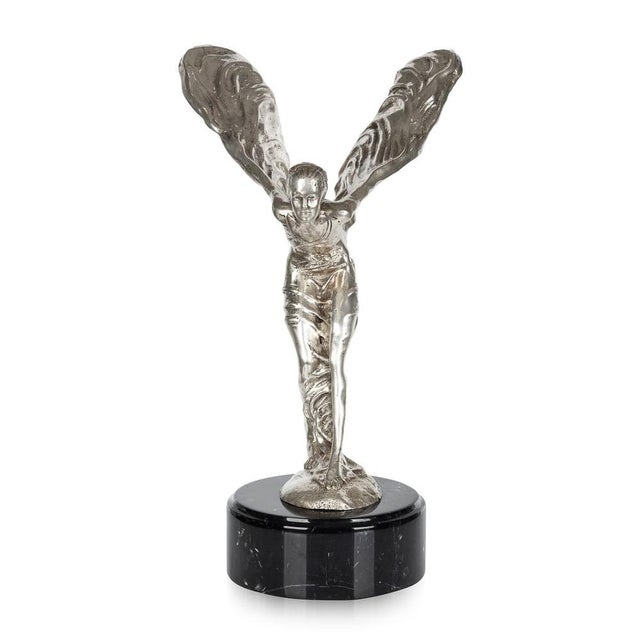 20th Century Rolls Royce Spirit of Ecstasy Statue For Sale - Image 6 of 18