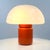 Orange Mushroom Table Lamp by Elio Martinelli for Martinelli Luce, 1970s For Sale - Image 10 of 10