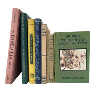 Vintage Flower & Garden Books- Set of 8 For Sale