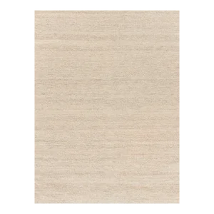 Exquisite Rugs Tweed Flatweave Handmade PET Yarn Beige Rug-5'6"X7'6"