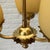 Gold Scandinavian 3-Arm Chandelier in Brass and Yellow Glass, Sweden, 1940s For Sale - Image 8 of 10