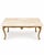 Louis XV style coffee table in gilt bronze with a white marble top, dating from the 1960s-70s. Dimensions: height 47 cm,...