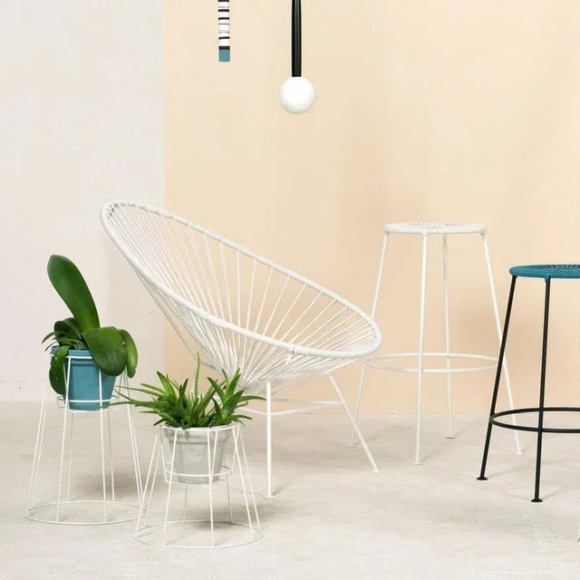 Not Yet Made - Made To Order White Cibele Plant Stands by OK Design, Set of 3 For Sale - Image 5 of 7