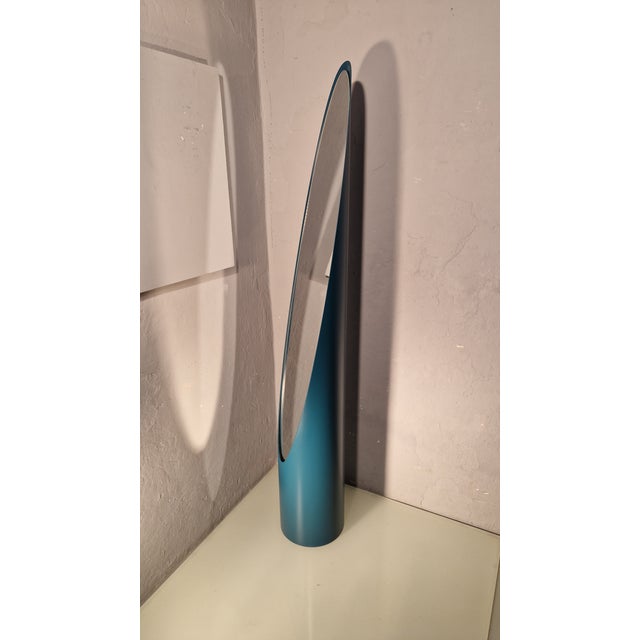 Model Unghia Nail Lipstick Floor Mirror in Petrol Green For Sale - Image 16 of 16