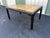 Wood Raymond Sobota for Century Chinoiserie Black Lacquer and Burlwood Dining Table For Sale - Image 7 of 8