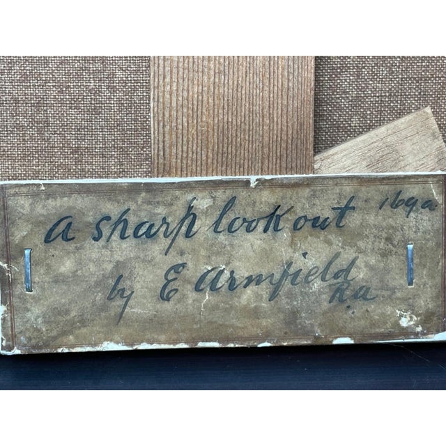 Edward Armfield 19th Century a Sharp Lookout Terriers Ratting Oil Painting For Sale - Image 6 of 15