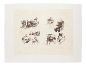 Henry Moore - Eight Sculptural Ideas - Original Lithograph - 1973
