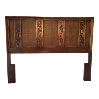 Mid-Century Brutalist Queen Size Headboard by United For Sale