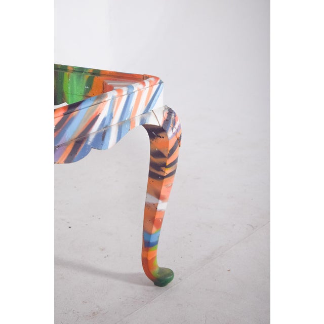 Urban Art Turned Chair by Francisco Camilo, 1950s For Sale - Image 4 of 8