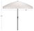 Transform your outdoor space into a stylish haven with the Panza 9 ft crank umbrella. With an elegant ivory canopy paired...