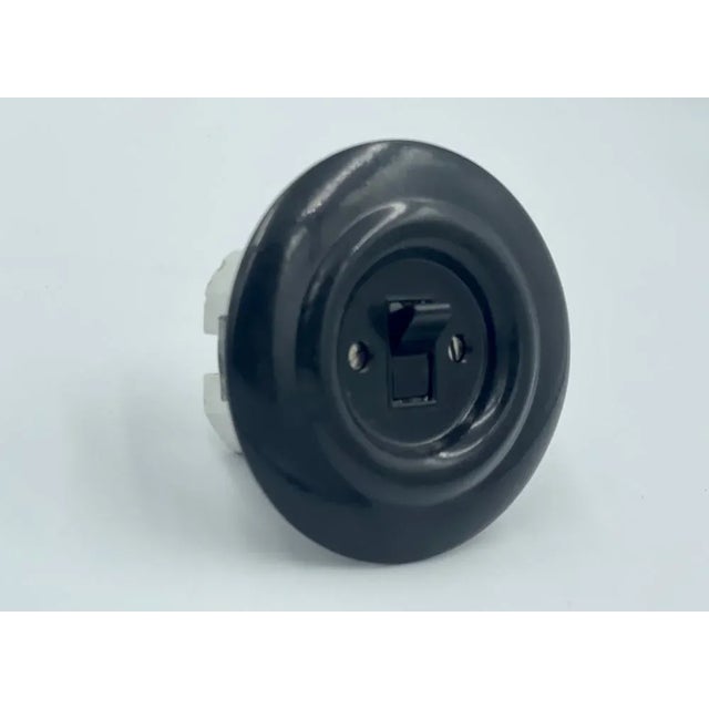 Czech Bakelite Light Switch, 1920s, in Flawless conditions. Designed 1920 to 1949