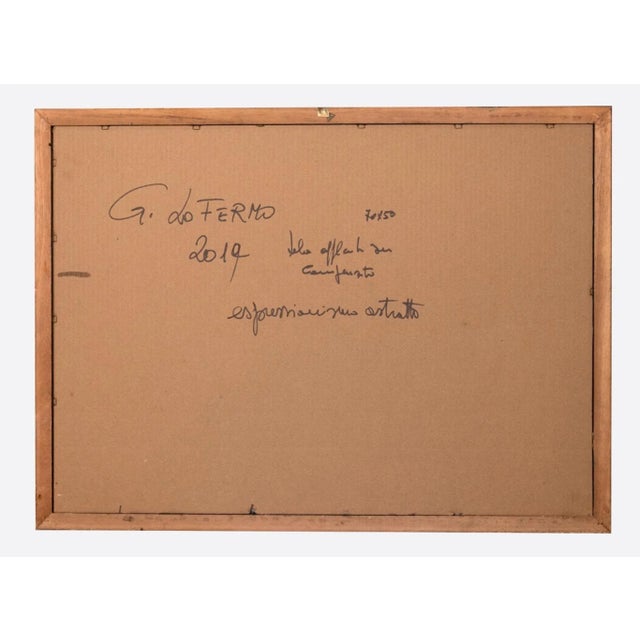 Giorgio Lo Fermo - Abstract Expression - Original Oil and Oil Pastel - 2019 For Sale - Image 3 of 4