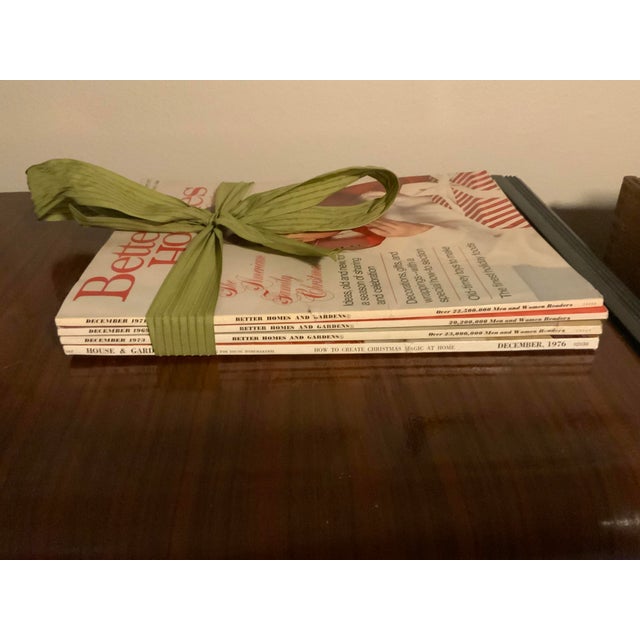 Pristine Vintage Christmas Holiday Design Magazines, 1968-1973 - Set of 4 For Sale - Image 9 of 9