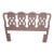 Vintage French Queen Wood Headboard Pink For Sale