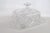 1940s Crystal Butter Dish Clear Cut Glass Lidded Serving Plate For Sale - Image 4 of 18