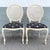 Vintage French Provincial Carved Wood Cane Back Dining Chairs - Set of 6 For Sale - Image 4 of 12