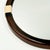 Beige French Space Age Round Wall Mirror in Brown Acrylic Glass, 1970s For Sale - Image 8 of 15